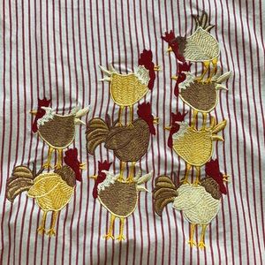 Chicken shirt / blouse 1X